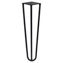 Ver imagem 4 de Kit 2 Pés de Metal 30 CM Hairpin Legs Mesa de Canto Rack e Puffs Preto Gran Belo Pés de Metal Hairpi