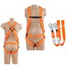 Cinto Paraquedista Segurança Em Y Com Talabarte Duplo - Laranja - 1