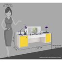 Ver imagem 5 de Penteadeira Camarim Suspensa com Espelho Mimo Espresso Móveis