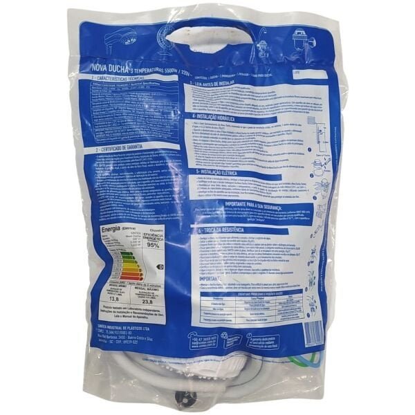 DUCHA 3 TEMPERATURAS - 5500W / 220V - (TEM 127V) - 2