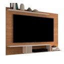 Ver imagem 2 de Painel para TV de 55 Polegadas com Prateleiras Luxo - Freijó/Off White