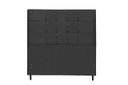 Ver imagem 2 de Cabeceira Solteiro Jbe Moveis Barcelona 94cm Preto Para Cama Box 88cm Decoração Quarto