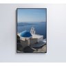 Quadro Casa Santorini - 80x120 - Adesivo Fotográfico - 2
