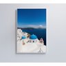 QUADRO ILHA DE SANTORINI - 80x120 - Adesivo fotográfico - 1