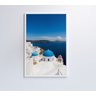 QUADRO ILHA DE SANTORINI - 80x120 - Adesivo fotográfico - 3