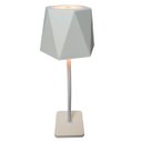 Ver imagem 1 de Luminaria Abajur de Mesa Led 3 Tons Bateria Recarregavel Usb Casa Sala Quarto Cabeceira Trabalho Mes