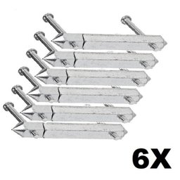 Kit 6 Reparo de Abas para Caixa de Teto Marcai - 1