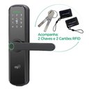 Ver imagem 4 de Fechadura Digital Biométrica, Elg, Shfb700, Wi-fi, 5 Modos de Abertura, Ip65, Preto