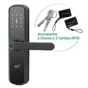 Ver imagem 5 de Fechadura Digital Biométrica Wi-Fi com 5 Modos de Abertura IP65 Elg SHFB700