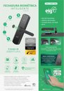Ver imagem 3 de Fechadura Digital Biométrica Wi-Fi com 5 Modos de Abertura IP65 Elg SHFB700