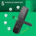 Ver imagem 7 de Fechadura Digital Biométrica Wi-Fi com 5 Modos de Abertura IP65 Elg SHFB700