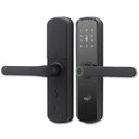 Ver imagem 1 de Fechadura Digital Biométrica, Elg, Shfb700, Wi-fi, 5 Modos de Abertura, Ip65, Preto