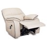 Poltrona do Papai Reclinável Elétrica e Massagem Corino Premium - Xr6097 - Off White - 2