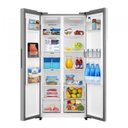 Ver imagem 3 de Geladeira Side By Side Midea 442l Inverter Frost Free Md-rs598 Inox 127v com App e Freezer 176l