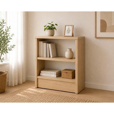 Mesa de Cabeceira Moderna com 1 Prateleira em MDF Oásis - Pea Móveis