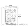 Adega 46 Garrafas Evol Dual Zone Smart Porta Direita 220v - 4