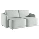Ver mais imagens de Sofá Cama Modulado Retrátil e Reclinável Decorativo Varsóvia 236cm Veludo Cinza G33 - Gran Belo
