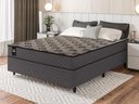 Ver imagem 1 de Cama Box Mônaco Casal c/ Molas Ensacadas 138x188x57 Cinza