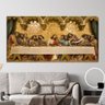 Quadro Decorativo Para Sala A Ultima Ceia de Jesus Cristo 110x55 - 1