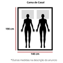 Ver imagem 2 de Cama de Casal Dubai de Madeira Maciça Angelim Pedra/Tauari Imbuia