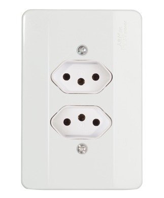 Tomada Dupla 2p+t Nbr 20a 250v Mectronic 6 Unidades - 2