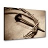 Quadro Decorativo Coroa Pregos Cruz de Jesus - 1