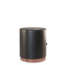 Ver imagem 2 de Kit 2 Banco Puff Redondo Decorativo Viena Preto - Adz