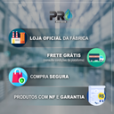 Ver imagem 5 de Kit Acessório para Banheiro Aço Inox 6 Peças com Porta Shampoo Vidro Retangular Preto Fosco Cód. 181