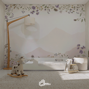 Papel de Parede Painel Florais