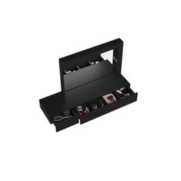 Penteadeira Camarim 2 Gavetas com Espelho Mimo Espresso Móveis - 3 Penteadeira Camarim 2 Gavetas com Espelho Mimo Espresso Móveis - 3