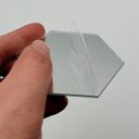 Ver imagem 3 de Espelho Acrilico Decorativo Parede Hexagonal Grande 10 Peças