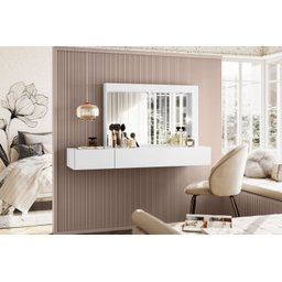 Penteadeira Camarim 2 Gavetas com Espelho Mimo Espresso Móveis - 1