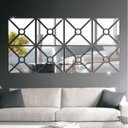 Ver imagem 1 de Espelho Decorativo Moderno Grande em Acrílico Sala Quarto