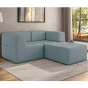 Ver imagem 2 de Sofá Modulado 3 Lugares 154cm Espuma D33 Multimóveis Cr45355 Azul