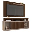Ver imagem 5 de Rack Com Painel Para TV até 65 Polegadas Marrom Life Caemmun
