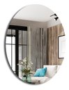 Ver imagem 2 de Espelho Decorativo Vidro Redondo 30x30cm Sala Banheiro Lapidado