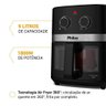 Fritadeira Air Fryer Philco 9l 1800w Paf90 Redstone 220v - 3