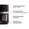 Fritadeira Air Fryer Philco 9l 1800w Paf90 Redstone 220v - 6
