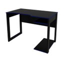 Ver imagem 5 de Mesa para Computador Gamer 1,05m Espaço para Gabinete Me4161 Tecno Mobili - Preto/azul