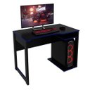 Ver imagem 1 de Mesa para Computador Gamer 1,05m Espaço para Gabinete Me4161 Tecno Mobili - Preto/azul