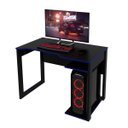 Ver imagem 3 de Mesa para Computador Gamer 1,05m Espaço para Gabinete Me4161 Tecno Mobili - Preto/azul