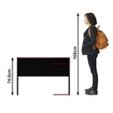 Ver imagem 5 de Mesa para Computador Gamer 1,05m Espaço para Gabinete Me4161 Tecno Mobili - Preto/vermelho