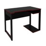 Mesa para Computador Gamer 1,05m Espaço para Gabinete Me4161 Tecno Mobili - Preto/vermelho - 4