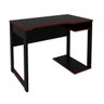 Mesa para Computador Gamer 1,05m Espaço para Gabinete Me4161 Tecno Mobili - Preto/vermelho - 1