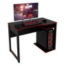 Mesa para Computador Gamer 1,05m Espaço para Gabinete Me4161 Tecno Mobili - Preto/vermelho - 3