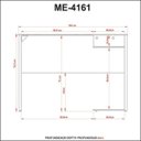 Ver imagem 6 de Mesa para Computador Gamer 1,05m Espaço para Gabinete Me4161 Tecno Mobili - Preto/vermelho