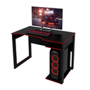 Ver imagem 3 de Mesa Gamer para Computador 1,05m com Espaço para Gabinete ME4161 Preto/Vermelho - Tecnomobili