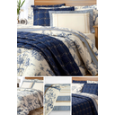 Ver imagem 3 de Kit Completo Edredon Queen Porcelana 7 Peças 260cm X 240cm com Porta Travesseiro