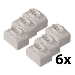 Tomada Externa 2p+t Nbr 10a 250v Mec Tronic 6 Unidades - 1