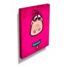 Quadro Tela HB Flinstones Dino Face Rosa 40 X 50 X 1,8 CM. - 1
